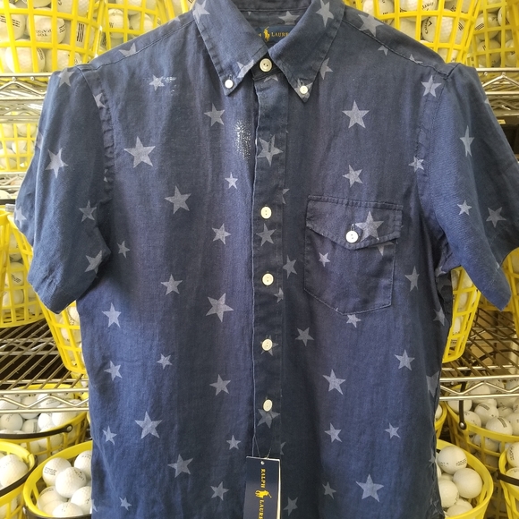 Ralph Loren Polo Linen Buttondown - Picture 4 of 4